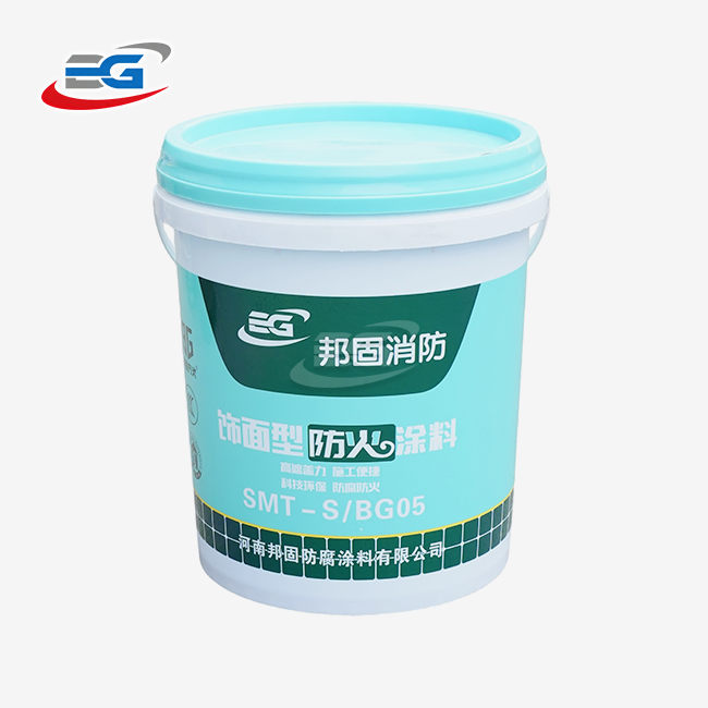 Decorative fireproof coating